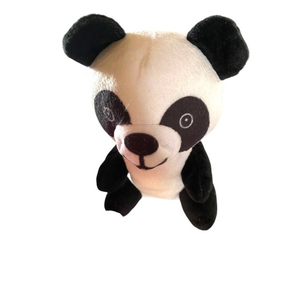 Plush Bundle of 4 Panda Pink Elephant Green Leopard - Picture 3 of 8